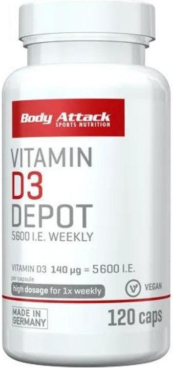 Actual product image Body Attack Omega 3 Gold (120 pcs., Capsules, 160 g)