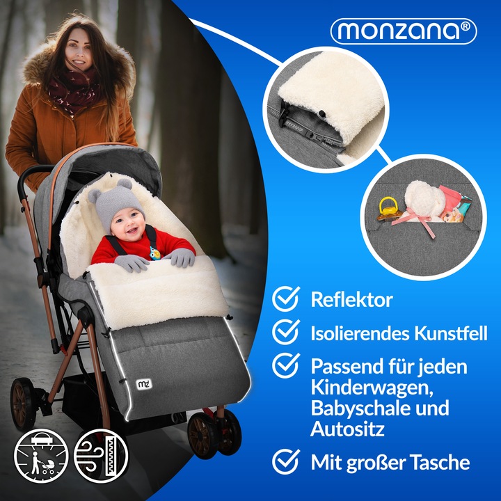 Produktbild Monzana Babyfusssack