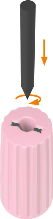 Produktbild Pelikan griffix® Zirkel Sweetberry, 3 Stück Faltschachtel