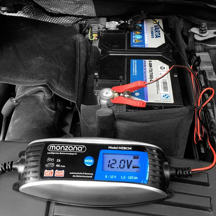 Actual product image Monzana KFZ Batterieladegerät (12V, 6V, 4 A)