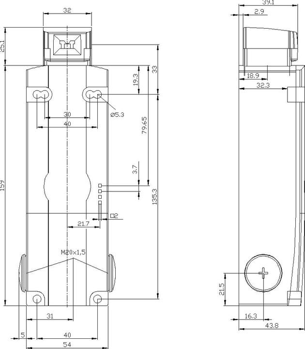 Produktbild Siemens Magnetschalter,Sperrvers.,24VDC