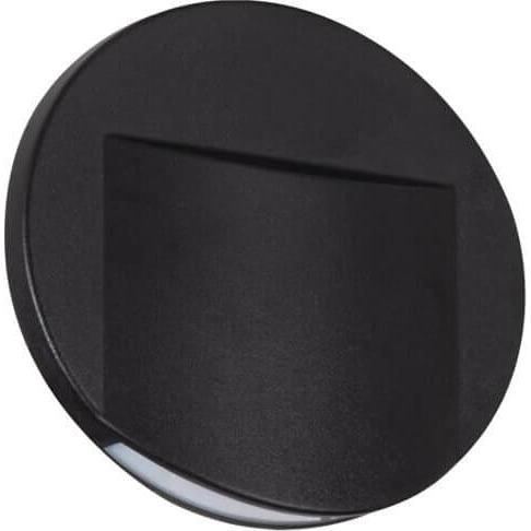 Kanlux, Wandleuchte + Deckenleuchte, LED Wandeinbauleuchte ERINUS Schwarz 33334 (15 lm)