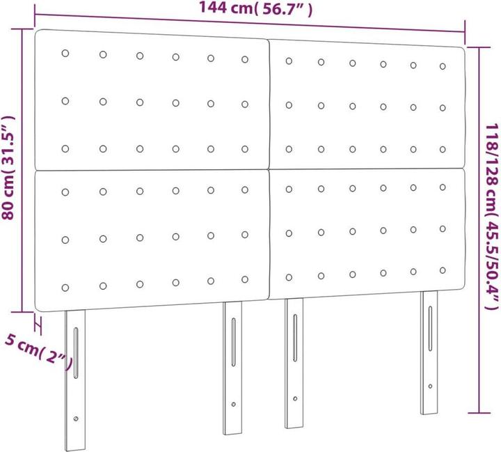 Image du produit vidaXL Kalel (144 x 5 x 128 cm)