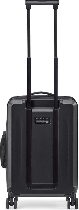 Actual product image Senz Foldable Carry On Trolley, 38L, Pure Black (38 l)