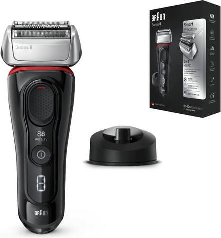 Produktbild Braun Shaver 8340s Cordless, Charging time 1 h, Wet use, Lithium Ion, Number of shaver heads/blades 4, Juo