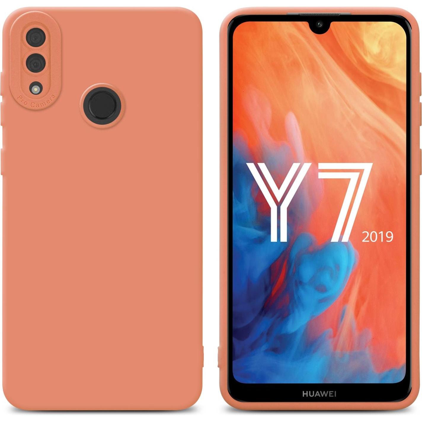 Cadorabo Hülle für Huawei Y7 2019 / Y7 PRIME 2019 im TPU Fluid LM162 Style (Huawei Y7 Prime (2019), Huawei Y7 (2019)), S...