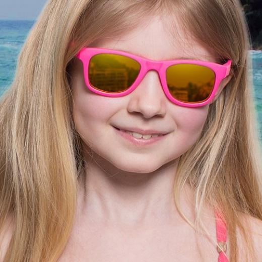 Produktbild Koolsun Wave Neon Pink Kinder-Sonnenbrille