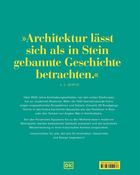 Actual product image Architektur (German, Andrew Humphreys, Anke Wellner-Kempf, Christiane Wagler, DK Publishing House, Dr Barnabas Calder, Dr Diane Davies, Janette Schroeder, Jon Astbury, 2025)