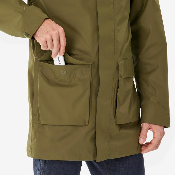 Produktbild Quechua Wanderjacke Herren lang - NH500 olivengrün (XXL)