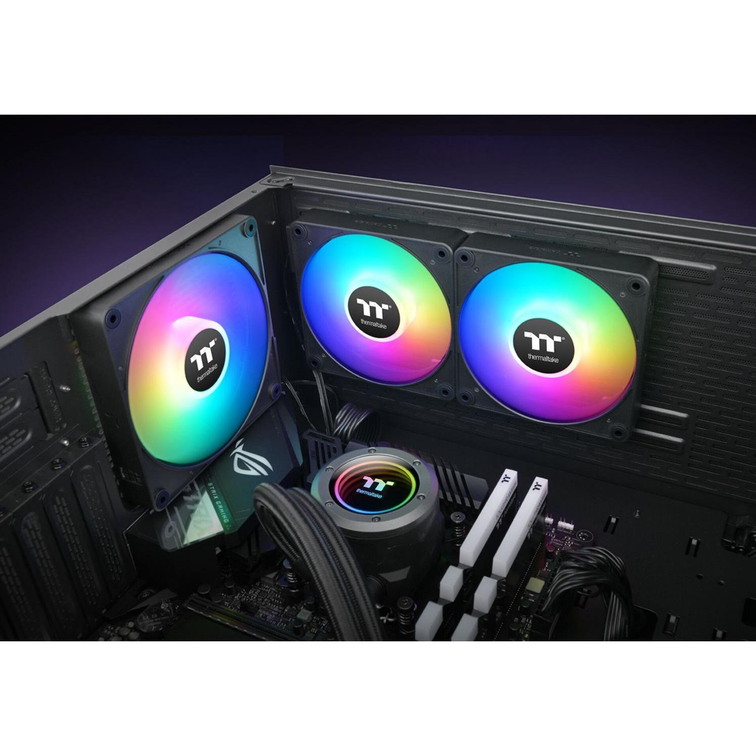 Thumbnail - Thermaltake CT140 EX ARGB PC Cooling Fan 3 (140 mm, 3 x), PC Lüfter, Schwarz