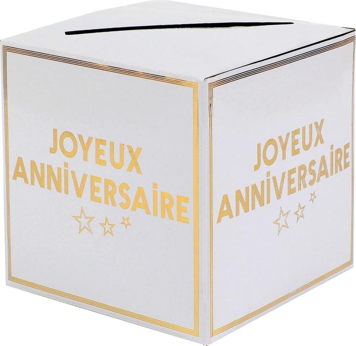Santex Tirelire Joyeux Anniversaire Star - Or