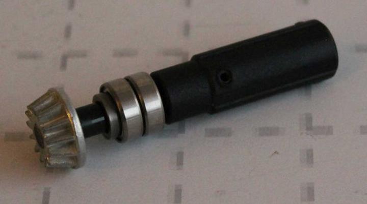 Actual product image DF-Models Bevel gear unit front (zinc)