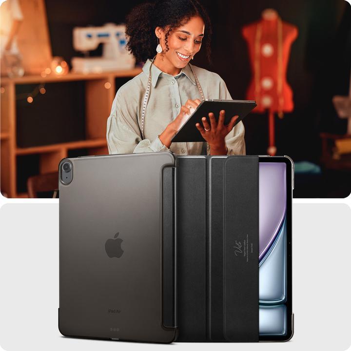 Actual product image Spigen Smart Fold Case for iPad Air 13" 2024 - Black (Apple iPad Air 13 2024)