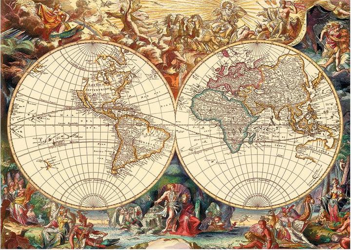 Produktbild Dino Puzzle Historische Landkarte 1000 Teile (1000 Teile)