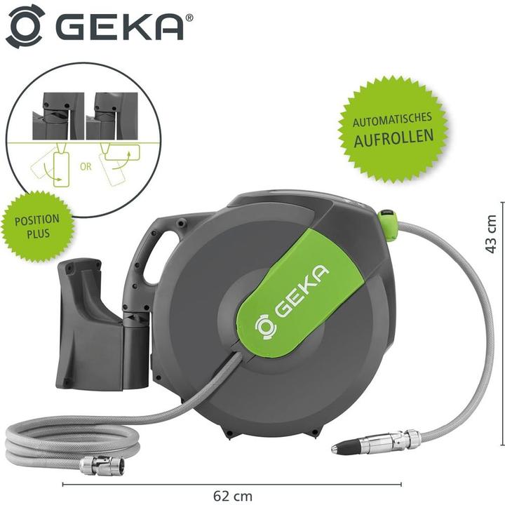 Image du produit Geka Wandschlauchbox K25 B.26cm T.62cm Kunststoff,PVC,MS (25 m)