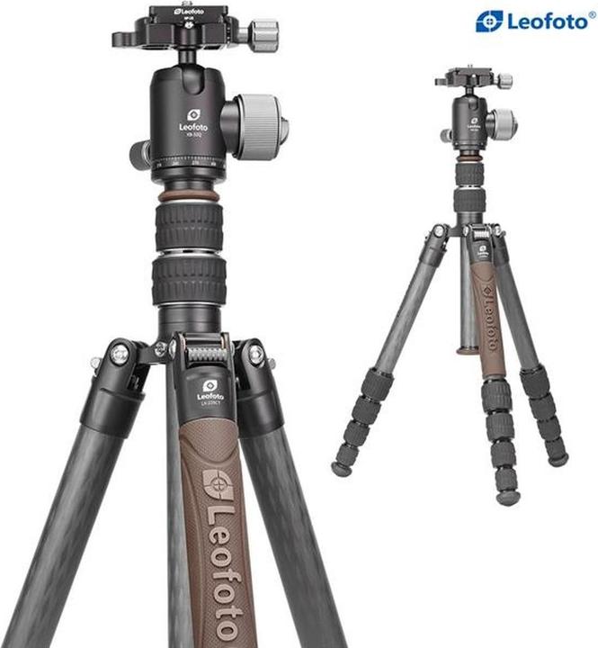 Produktbild Leofoto Urban Carbon Fotostatief LX225CT + XB32Q balhoofd (Carbon)