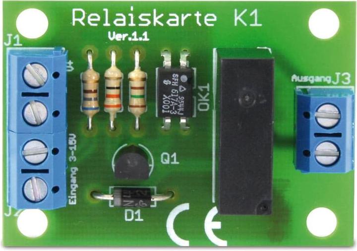 Produktbild Pollin Electronic Bausatz Relaiskarte K1