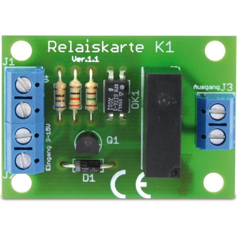 Thumbnail - Pollin Electronic Bausatz Relaiskarte K1, Elektronikmodul