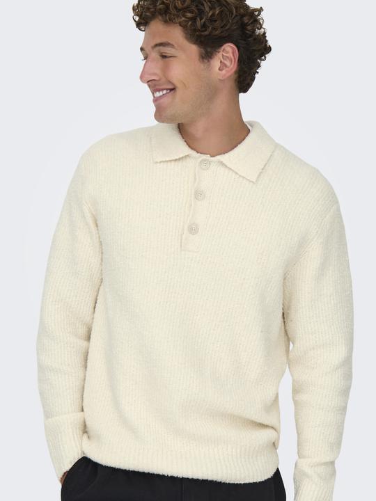 Immagine prodotto Only & Sons Onsdale Rlx Ls Polo Knit Noos (L)