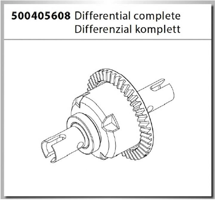 Actual product image Carson CRAWLEE PRO Differenzial komplett