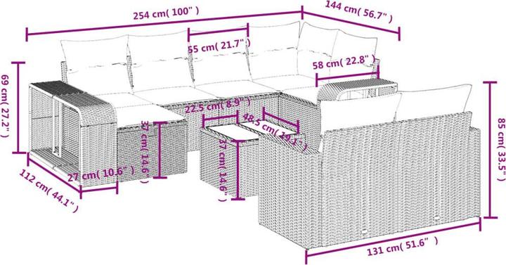 Produktbild vidaXL Allan