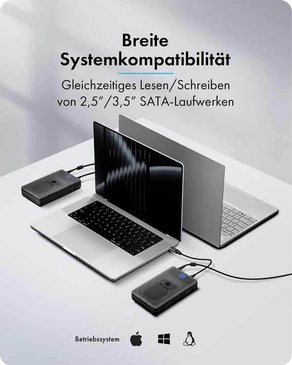 Produktbild Icy Box Spade Base 388 – 3.5" SATA Gehäuse USB 3.0 (3.5")