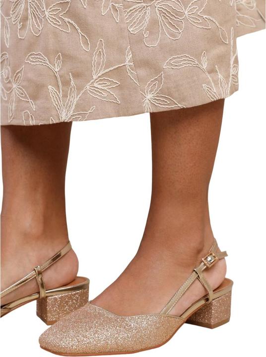 Actual product image Where's That From Womens/Ladies Utah Sling Back Low Block Heel Sandals (39)