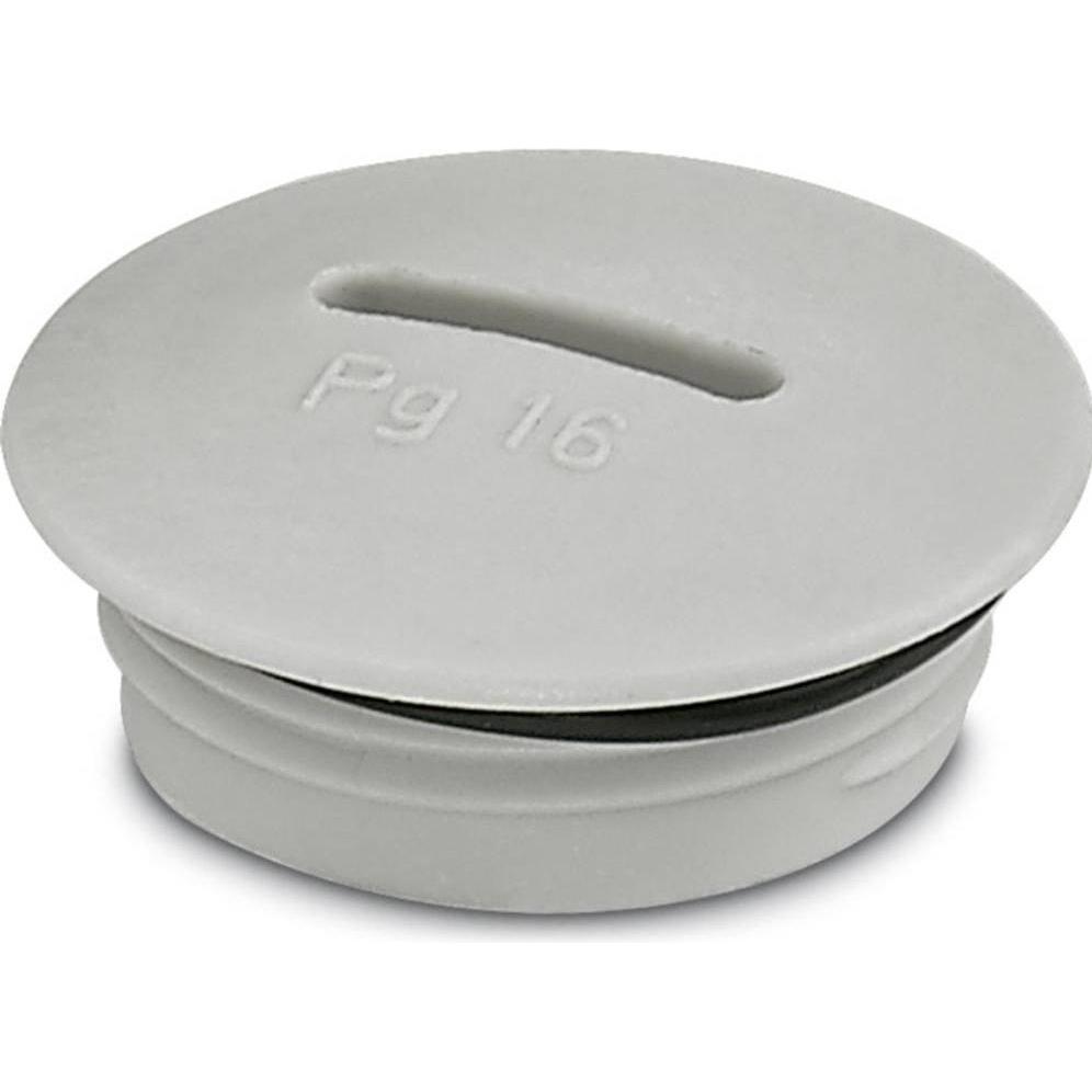 Phoenix Contact Tappo a vite PG16 PA A-INSP-PG16-65N-P-LG 10 pz. (Attrezzi), Accessori per cavi, Grigio