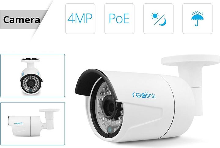 Image du produit Reolink RLK8-410B4 Système de caméra de surveillance PoE à 8 canaux (1920 x 1080 Pixels)
