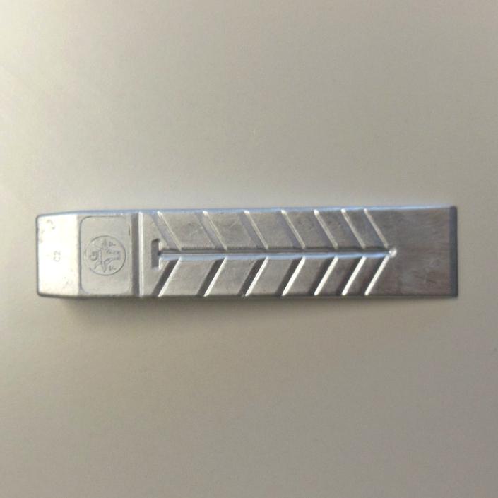 Productafbeelding Ochsenkopf Aluminium massieve wig 550 g