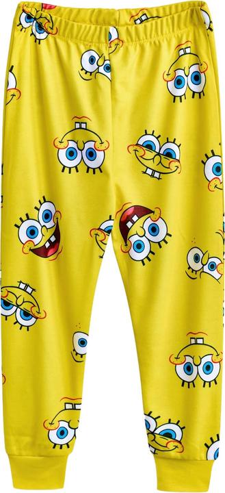 Actual product image Spongebob Squarepants Childrens/Kids Big Face All-Over Print Long Pyjama Set (Pack of 2) (104)