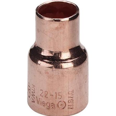 Viega, Rohrverbindungstechnik, reduktionsmuffe 12 x 10 mm kobber
