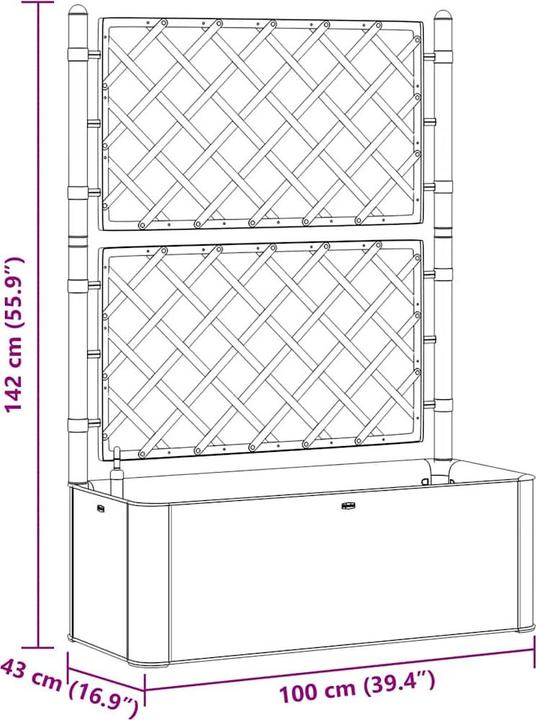 Produktbild vidaXL Hochbeet