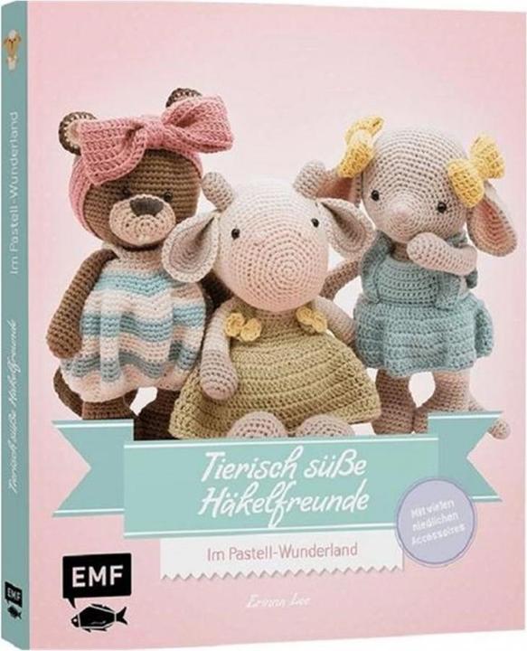 Immagine prodotto Tierisch süsse Häkelfreunde – Im Pastell-Wunderland (Tedesco, Erinna Lee, 2021)