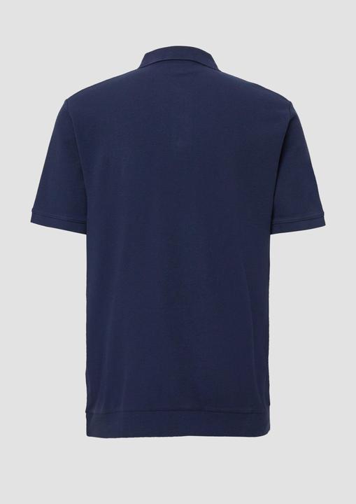 Produktbild S.Oliver Polo-Shirt Poloshirt aus Waffelpiqué (S)