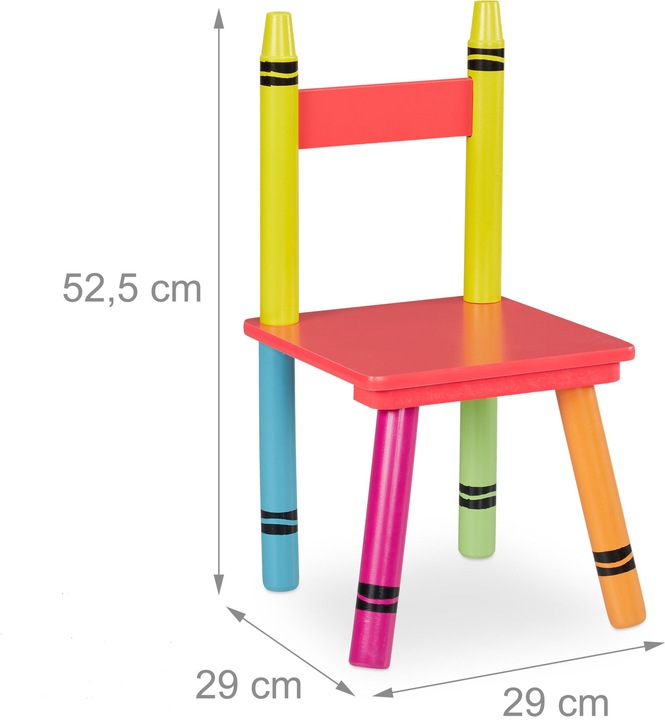Actual product image Relaxdays Children's seating group (Kids table)
