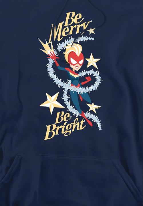 Produktbild Captain Marvel Be Merry Be Bright Kapuzenpullover (S)