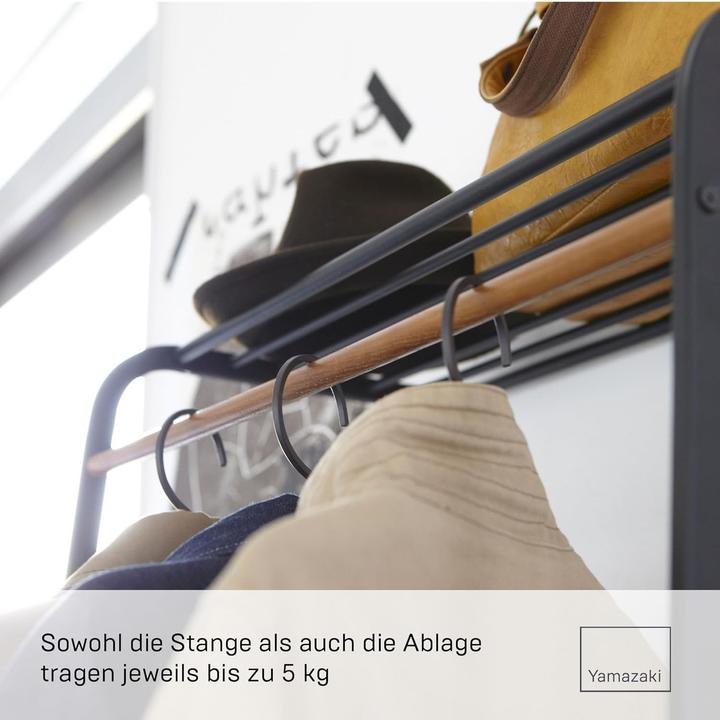 Produktbild Yamazaki Lehnende Garderobe mit Ablage TOWER