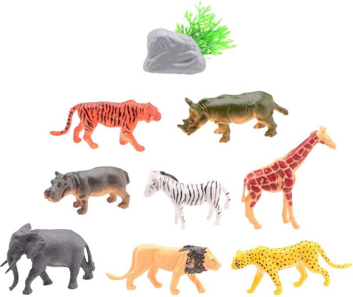 Johntoy Tierwelt - Wilde Tiere Spielset, 10-tlg.