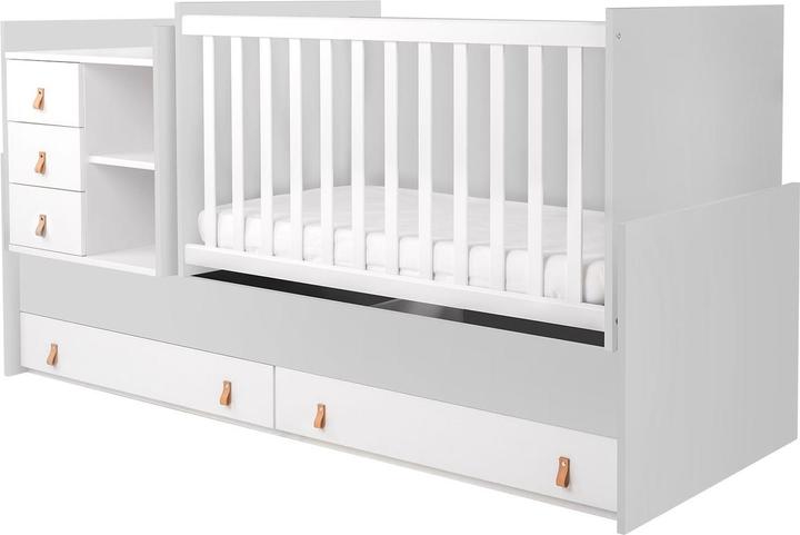 Produktbild Kikkaboo Babybett Lorena 4 in 1 Kommode (120 x 60 cm)