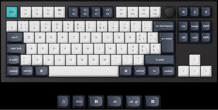Actual product image Keychron Q3 Max (CH, Wireless, Cable)