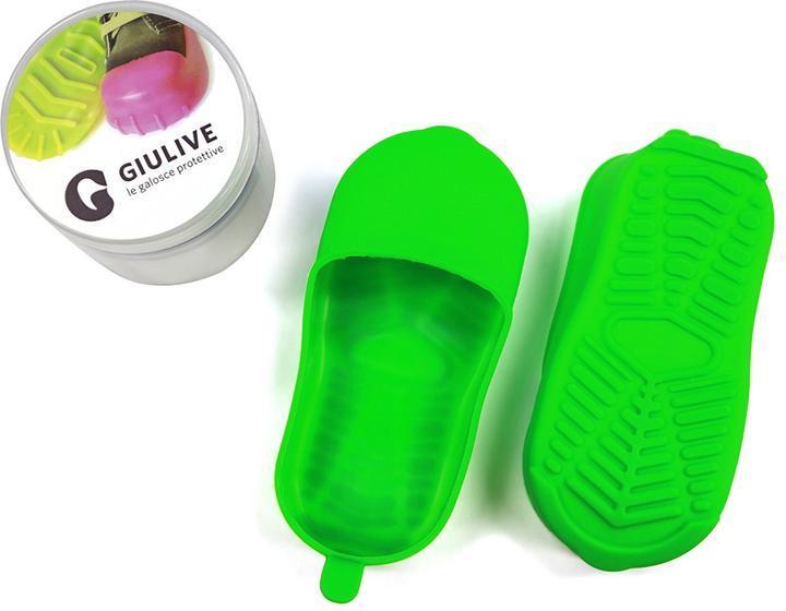 Actual product image Giulive Galosh shoe protector green Fluo