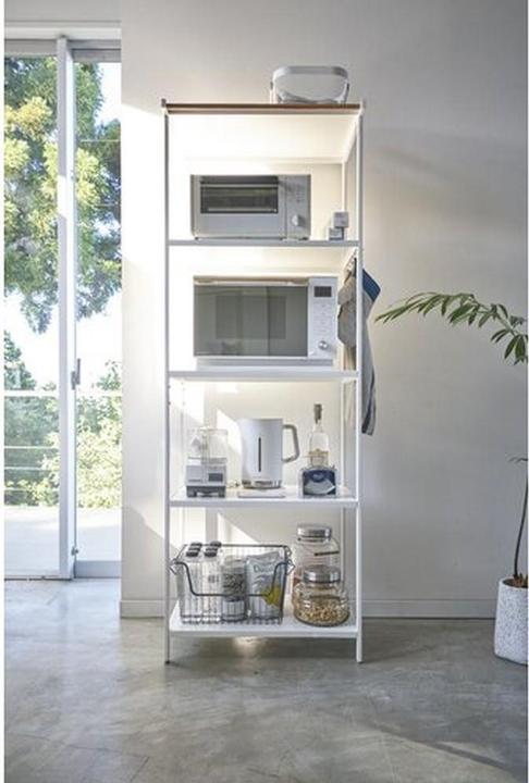 Actual product image Yamazaki 5-stöckiges Aufbewahrungsregal TOWER (46.50 x 60 x 170 cm)