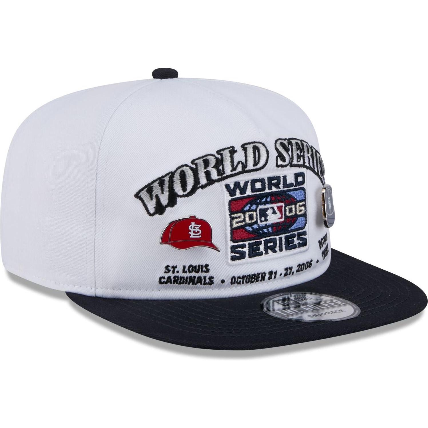 Thumbnail - New Era, Herren, Cap, Golfer Cap - World Series 2006 Pin Cardinals Tigers, Weiss, (One Size)