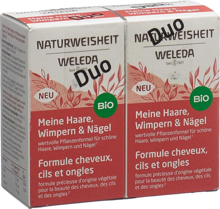 Weleda NATURWEISHEIT formule cheveux cils & ongles caps (92 pièce(s), Capsules, 251 g)