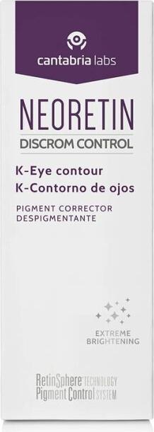 Produktbild Cantabria Labs Neoretin Discrom Control K-Contour Eye Pigmenting 15ml Depigmentierende Anti-Pollution Augenringe (Augenpflege Crème, 15 ml, Tag)