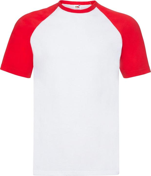 Immagine prodotto Fruit of the Loom Maglietta Baseball Pannello a contrasto Adulto Unisex (M)