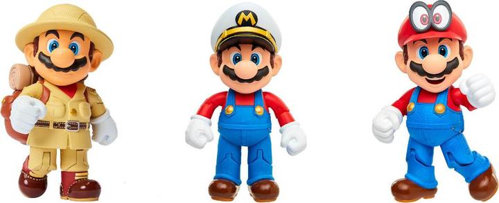 Produktbild Nintendo Super Mario Figuren 3er Set Mario Odyssey, 10 cm