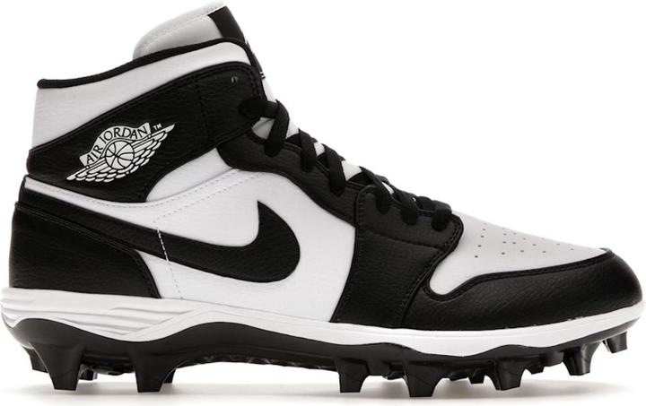 Actual product image Jordan 1 Mid TD Cleat Panda (43)