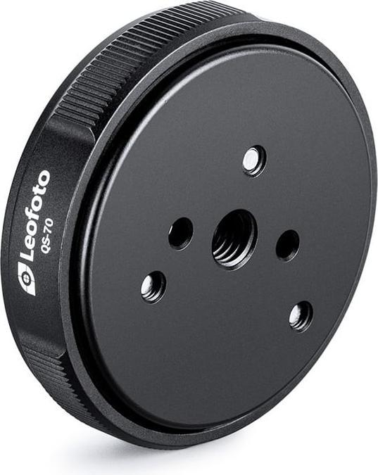 Immagine prodotto Leofoto Set di collegamenti rapidi QS-70 (Piastra a sgancio rapido per treppiede)